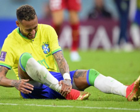 Все по-вероятно е Неймар да не играе за Бразилия до края на Световното