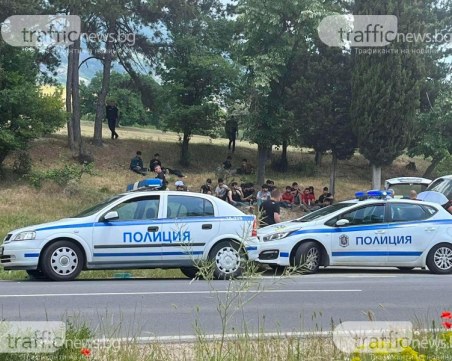 Хванаха група мигранти в ТИР на АМ „Марица