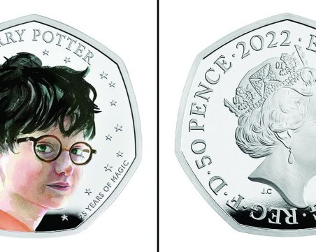 Кралският монетен двор пуска юбилейни монети с Хари Потър