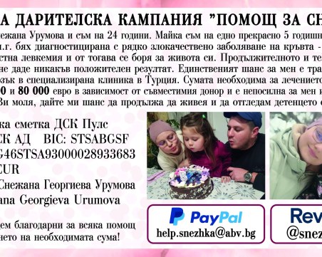 Академик приема Левски, отборът се включи в кампанията за Снежка