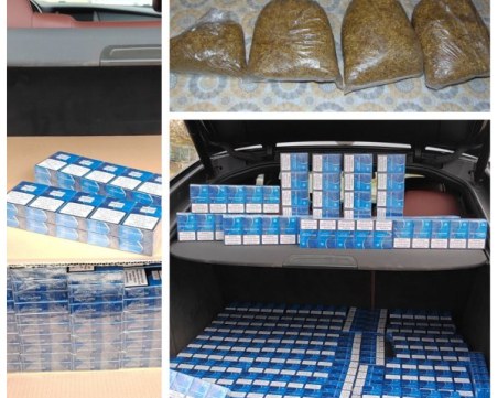 Хванаха пет автомобила с контрабандни цигари в Шекера