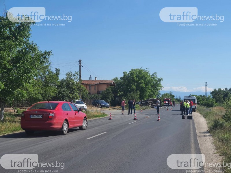 40-годишен чужденец е загиналият при катастрофата на пътя Пловдив- Карлово