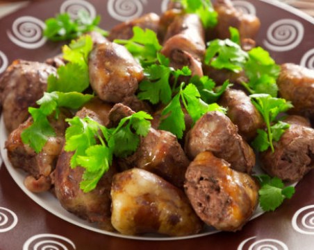 Лесна рецепта за патешки сърца в марината на фурна