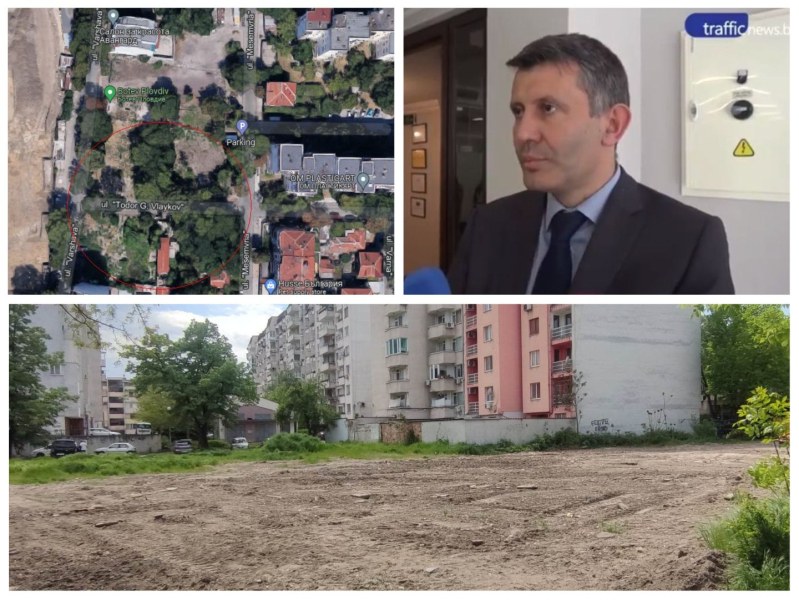 Правят парк за 730 000 лева пред дома на пловдивски съветник с тотално объркано задание