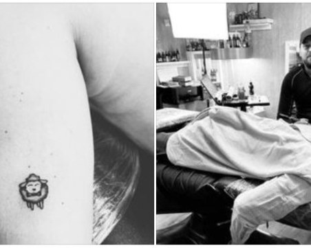 Явор Божанков си татуира черна овца след изключването му от БСП