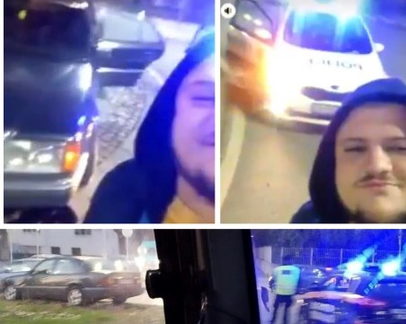 Пиян участник в ПТП-то край ВМИ – Пловдив си прави сторита пред погледа на полицаи