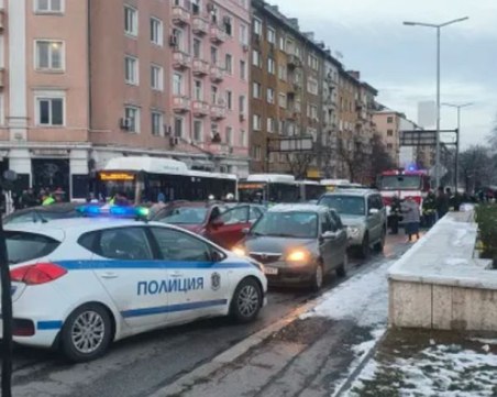 Осем коли се удариха до НДК