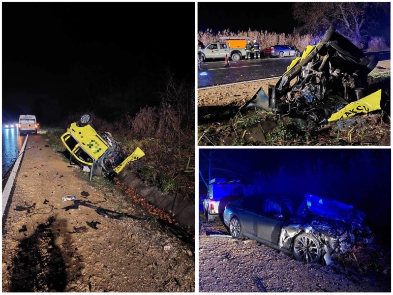 Таксиметров шофьор и клиентът му са загиналите в катастрофата край Пловдив