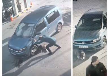 Потребители в социалните мрежи издирван шофьор прегазил куче на бензиностанция