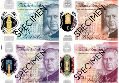 Английската централна банка разкри как ще изглеждат новите банкноти с