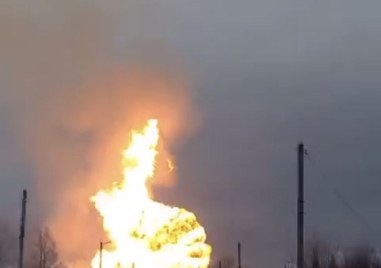 Взрив избухна на газопровода Уренгой Помари Ужгород свързващ Русия и