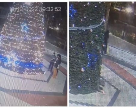 Гринч в Пловдив! Прерязаха светлините на коледната елха в 