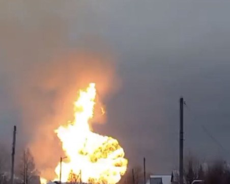 Взрив избухна на газопровод от Русия за Украйна