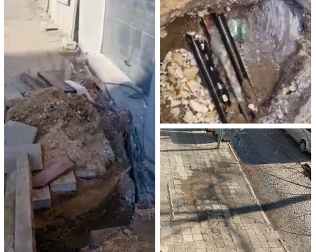 Питейна вода се излива по улици и тротоари в Пловдив - ВиК чака дни, за да отстрани аварията