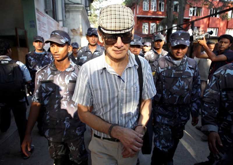 Френският сериен убиец Шарл Сображ, извършил поредица убийства в Азия