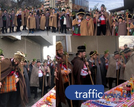 Коледарите тръгнаха! Песни, гайди и кавал озвучиха Първенец