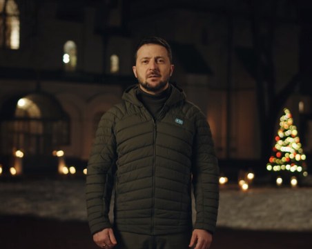Зеленски: Нито един дрон камикадзе не може да угаси зората на Коледа, ще се видим в бомбоубежищата