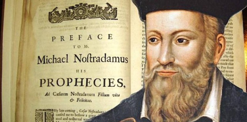Нострадамус е астролог от 16-ти век, лекар, обвинен за еретик, на