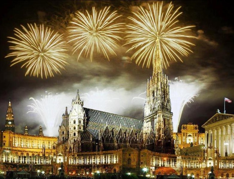 Новогодишната пътека във Виена - посрещането на настъпващата година на