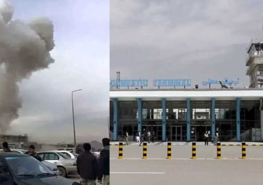 Тази сутрин на входа на военното летище в Кабул е