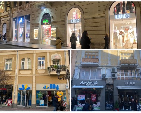 Грозни табели крият красивите фасади на сградите по Главната и 