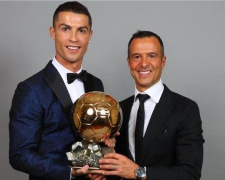 Кристиано Роналдо се раздели с агента си Жорже Мендеш