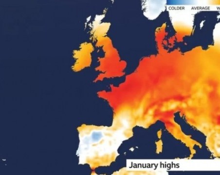 Температурни рекорди в цяла Европа