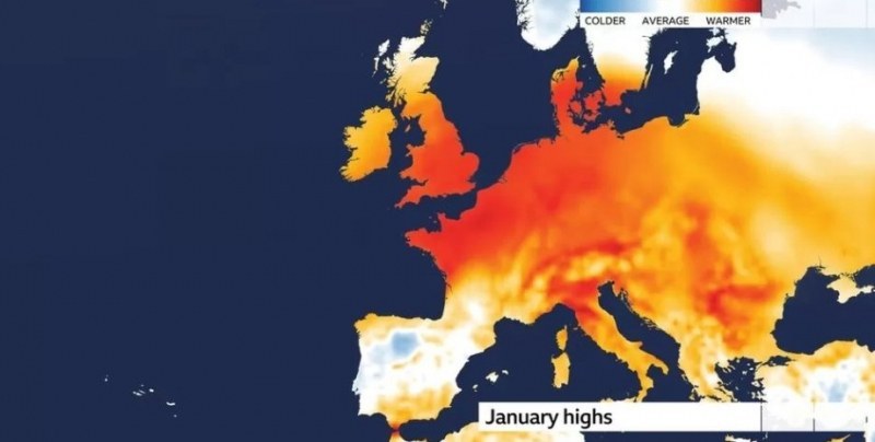 Температурни рекорди в цяла Европа