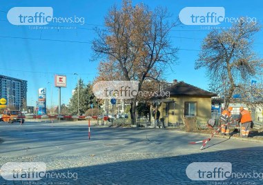 Авария на жп прелеза на кръстовището между бул Пещерско шосе  и