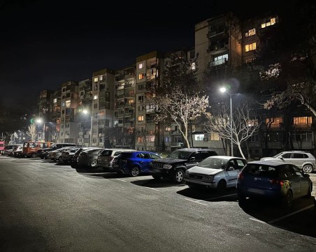 Мракът на новоизградения паркинг в Кършияка изчезна, новото осветление вече е факт