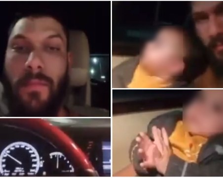 3 в 1 в Пловдив: Мъж шофира с бебе в скута и пуска лайв във Фейсбук