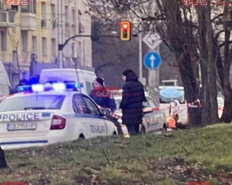 Полицай е пострадал при стрелбата по полицейското управление в София