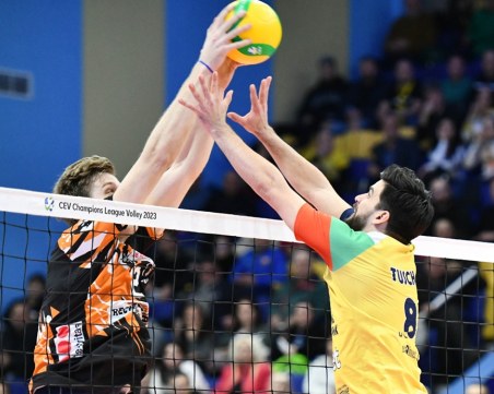 Хебър загуби от немския шампион Берлин РВ в Шампионска лига