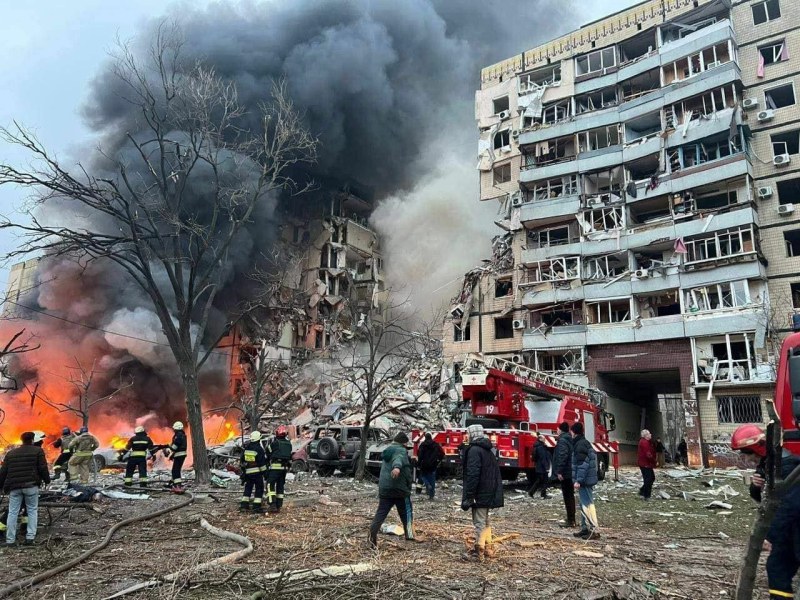 29 вече са жертвите при атаката в Днипро