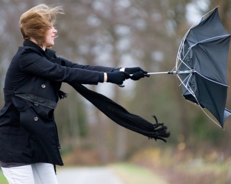 Жълт код за опасен вятър с пориви до 90 км/ч утре в Пловдив
