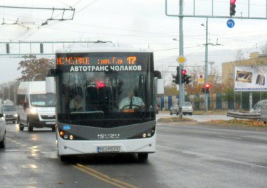 Временно от днес се променя маршрутът на градските автобуси по