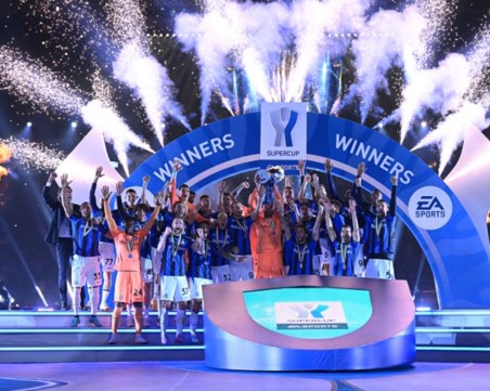 Интер не остави никакви шансове на Милан и грабна Суперкупата на Италия