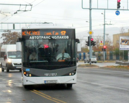Временно променят маршрута на автобусна линия в Пловдив