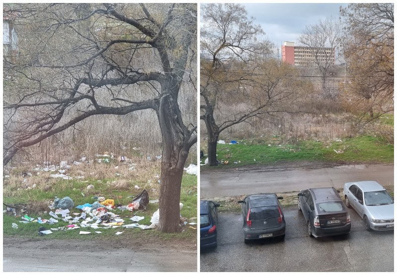 Улица в Пловдив тъне в мизерия, шофьори я ползват за сметище и тоалетна