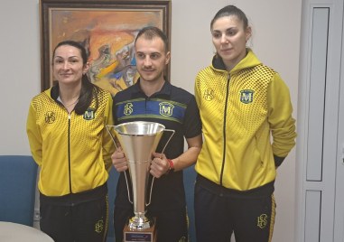 Волейболните шампионки от Марица Пловдив дадоха пресконференция преди началото на