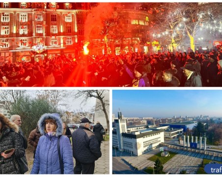 ОБЗОР: Хиляди бултраси излязоха на протест за Колежа, протести и пред РЗИ-Пловдив заради ТЕЛК