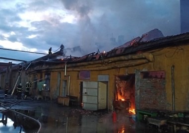 Пожар в котелното помещение в спомагателна сграда на Пловдивския затвор