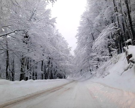 Около метър е падналият сняг на проходите „Шипка