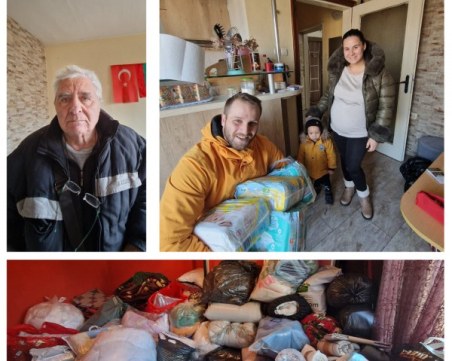 Полковник от запаса дойде в Пловдив от Златица, за да остави помощи за пострадалите в Турция