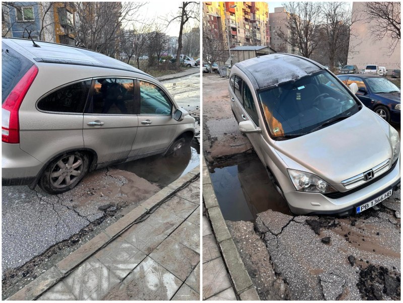 Кметът на Тракия: Автомобилът от ВиК аварията е изваден, пътните платна са обезопасени
