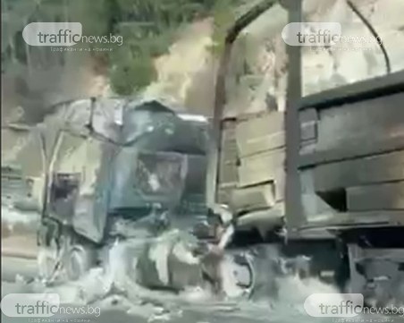 Тир гори като факла на АМ 