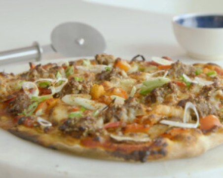 Хлебчета на пара с пържено пиле