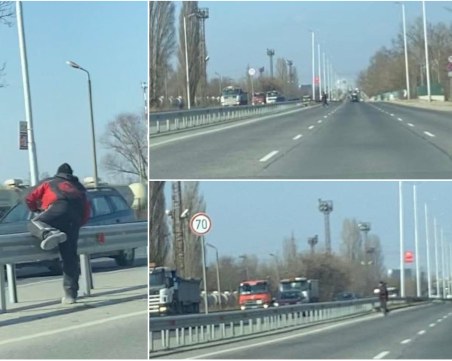 Камикадзе изскочи на платното на Асеновградско шосе, изплаши шофьорите