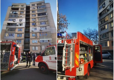Сигнал за пожар в 10 етажен жилищен блок в Пловдив вдигна