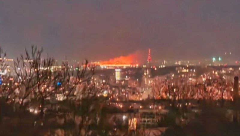 Пожар избухна и край София